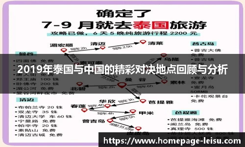 2019年泰国与中国的精彩对决地点回顾与分析